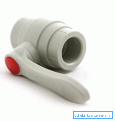 Isıtma için plastik küresel vana Isıtma için plastik küresel vana
