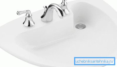 Yan drenajlı yarım daire lavabo Yan drenajlı yarım daire lavabo