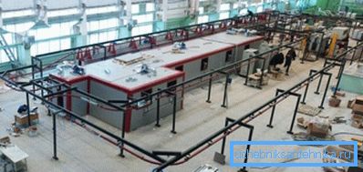 Zlatoust'da radyatör boyama için üretim hattı Zlatoust'da radyatör boyama için üretim hattı