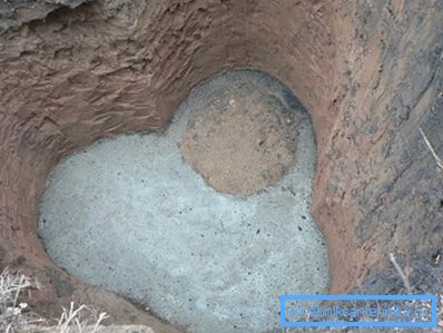 Çakıl üzerinde beton taban. Çakıl üzerinde beton taban.