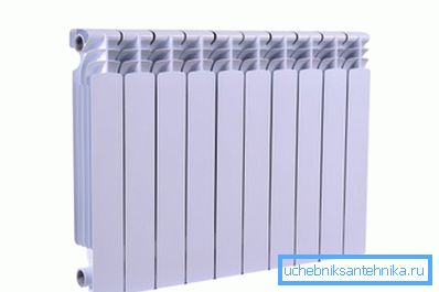 Alüminyum radyatör örneği Alüminyum radyatör örneği