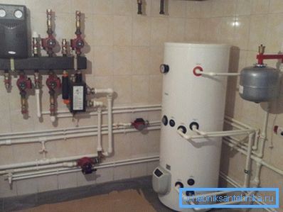 Kazan dairesinin çift devreli bir ünite ile ayarlanması prensibi Kazan dairesinin çift devreli bir ünite ile ayarlanması prensibi