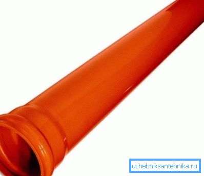 Dış kanalizasyon için PVC boru Dış kanalizasyon için PVC boru
