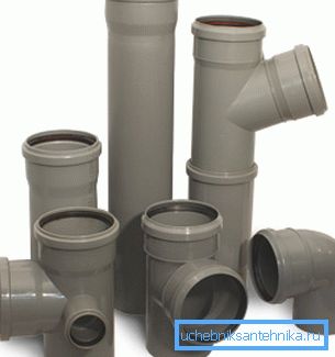 Kanalizasyon için PVC borular
