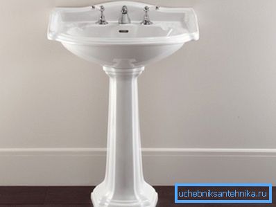 Kaide ile antika lavabo. Kaide ile antika lavabo.