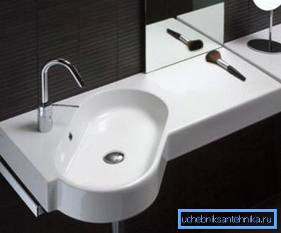 Tezgah ile lavabo. Tezgah ile lavabo.