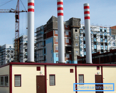 Özerk gaz kazanının kendinden destekli boruları. Özerk gaz kazanının kendinden destekli boruları.