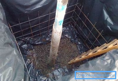 Bir beton kuyusunun bağımsız olarak düzenlenmesi. Bir beton kuyusunun bağımsız olarak düzenlenmesi.