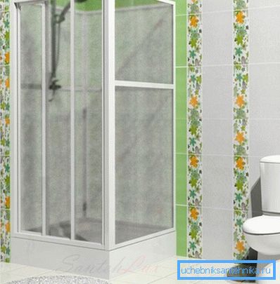 Duş bölmesi için perdeler 90x90 cm polikarbonat Duş bölmesi için perdeler 90x90 cm polikarbonat