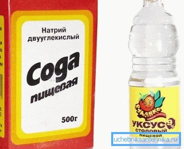 Soda ve sirke - sadık yardımcıları