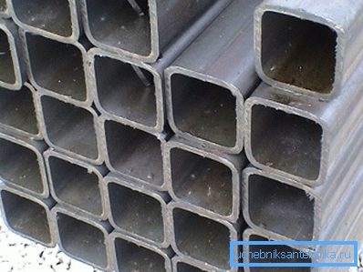 Metal yapıların montajı için çelik profilli boru Metal yapıların montajı için çelik profilli boru