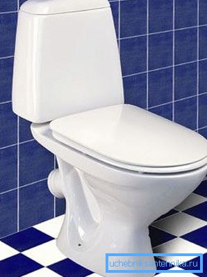 Yatay serbest bırakmalı standart tuvalet Yatay serbest bırakmalı standart tuvalet