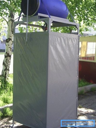 Yağlıboya duvar duşu.