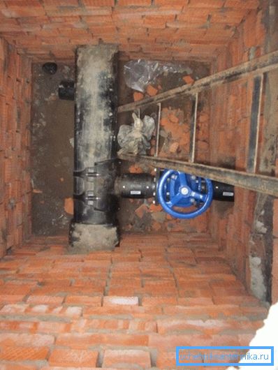 Fotoğraftaki kuyu duvarları sağlam kırmızı tuğladan yapılmıştır. Fotoğraftaki kuyu duvarları sağlam kırmızı tuğladan yapılmıştır.