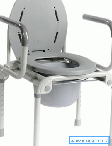 Çıkarılabilir kolçaklar ile engelliler için koltuk tuvalet Çıkarılabilir kolçaklar ile engelliler için koltuk tuvalet