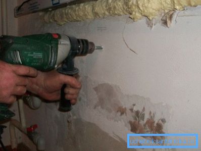 Isıtma ekipmanı kurulumu için delme delikleri Isıtma ekipmanı kurulumu için delme delikleri