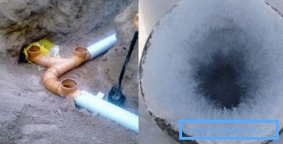 Dış kanalizasyonun ısı yalıtımı kanalizasyonun donmasını önler Dış kanalizasyonun ısı yalıtımı kanalizasyonun donmasını önler