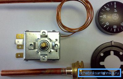 Elektrikli kazan için termostat Elektrikli kazan için termostat