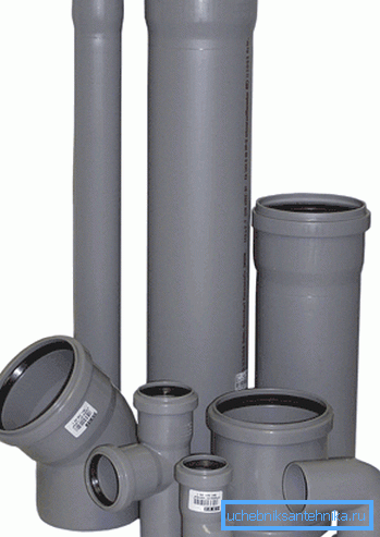 Bağlantı elemanları ile 50 mm ve 100 mm çapında borular Bağlantı elemanları ile 50 mm ve 100 mm çapında borular