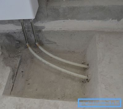 Borular betonun kalınlığındadır Borular betonun kalınlığındadır