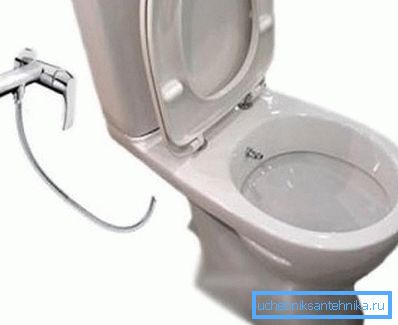 Entegre nozulu WC. Entegre nozulu WC.