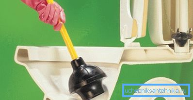 Bölümde tuvalet ve tıkanıklık oluşumu şeması. Bölümde tuvalet ve tıkanıklık oluşumu şeması.