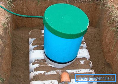 Mini septik tankın montajı