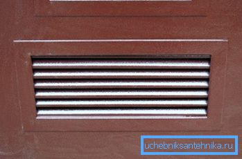 Havalandırma menfezli giriş metal kapılar Havalandırma menfezli giriş metal kapılar