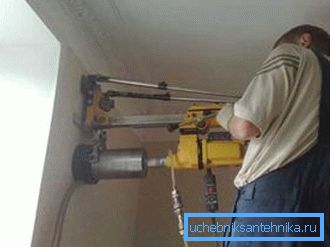 Bu ekipman üreticileri ile doğrudan hava değişimi için duvarlarda kanallar yapmak.