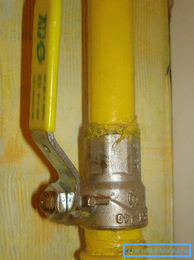 Gaz Borusunda Küresel Vana Gaz Borusunda Küresel Vana